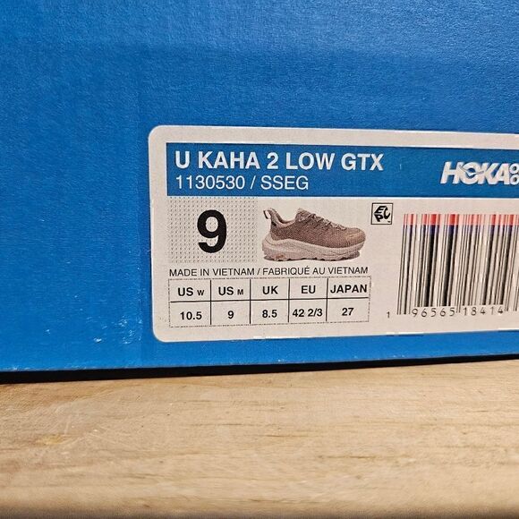 Hoka One One Kaha 2 Low GTX Gore-Tex Shifting Sand Eggnog Mens Shoe - Picture 12 of 12